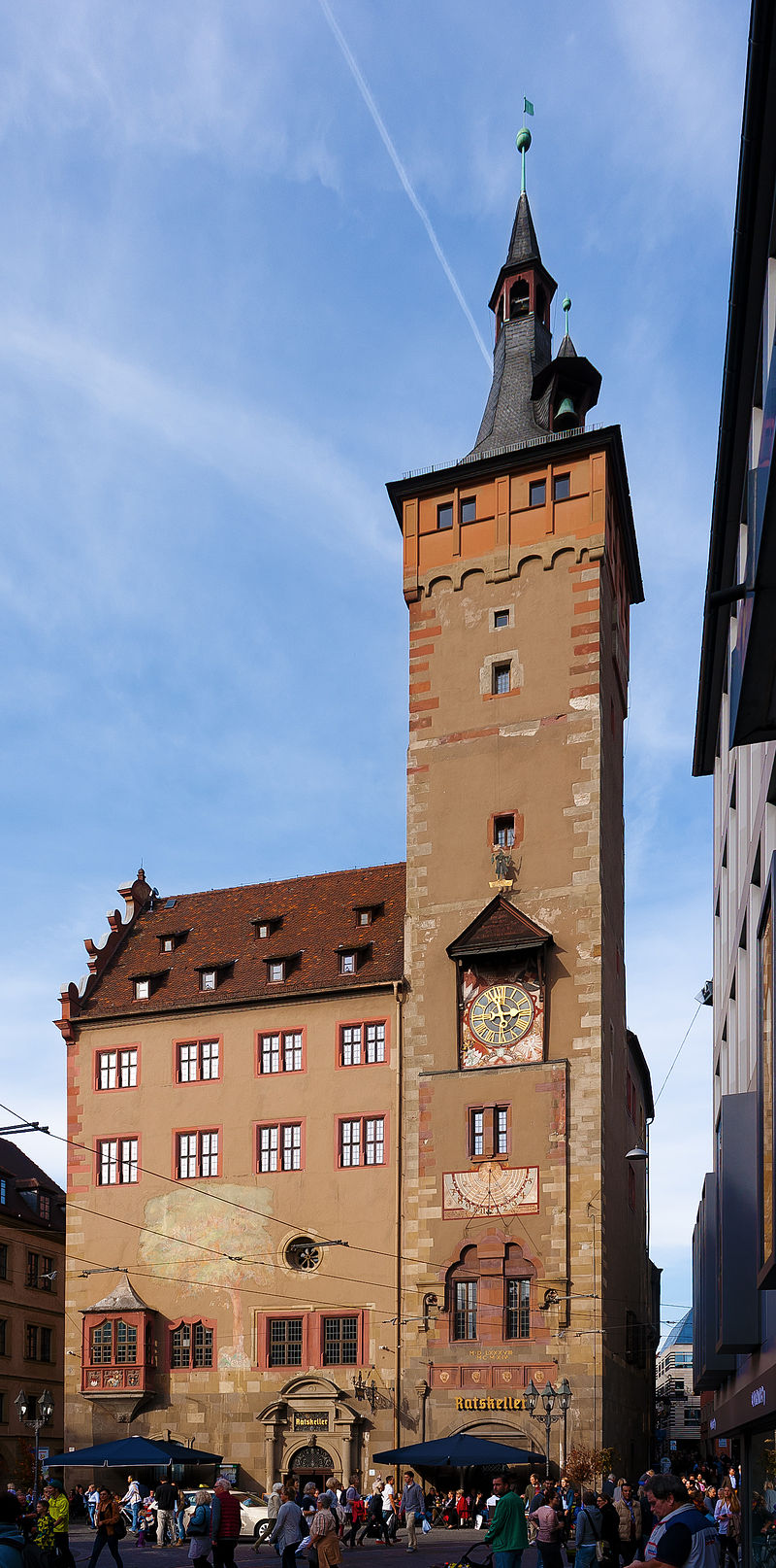 Bild Altes Rathaus Grafeneckart Würzburg