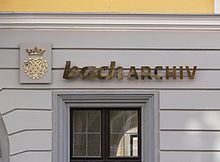 Bild Bach Archiv Leipzig