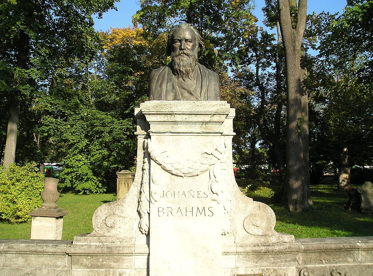 Bild Brahms Denkmal Meiningen