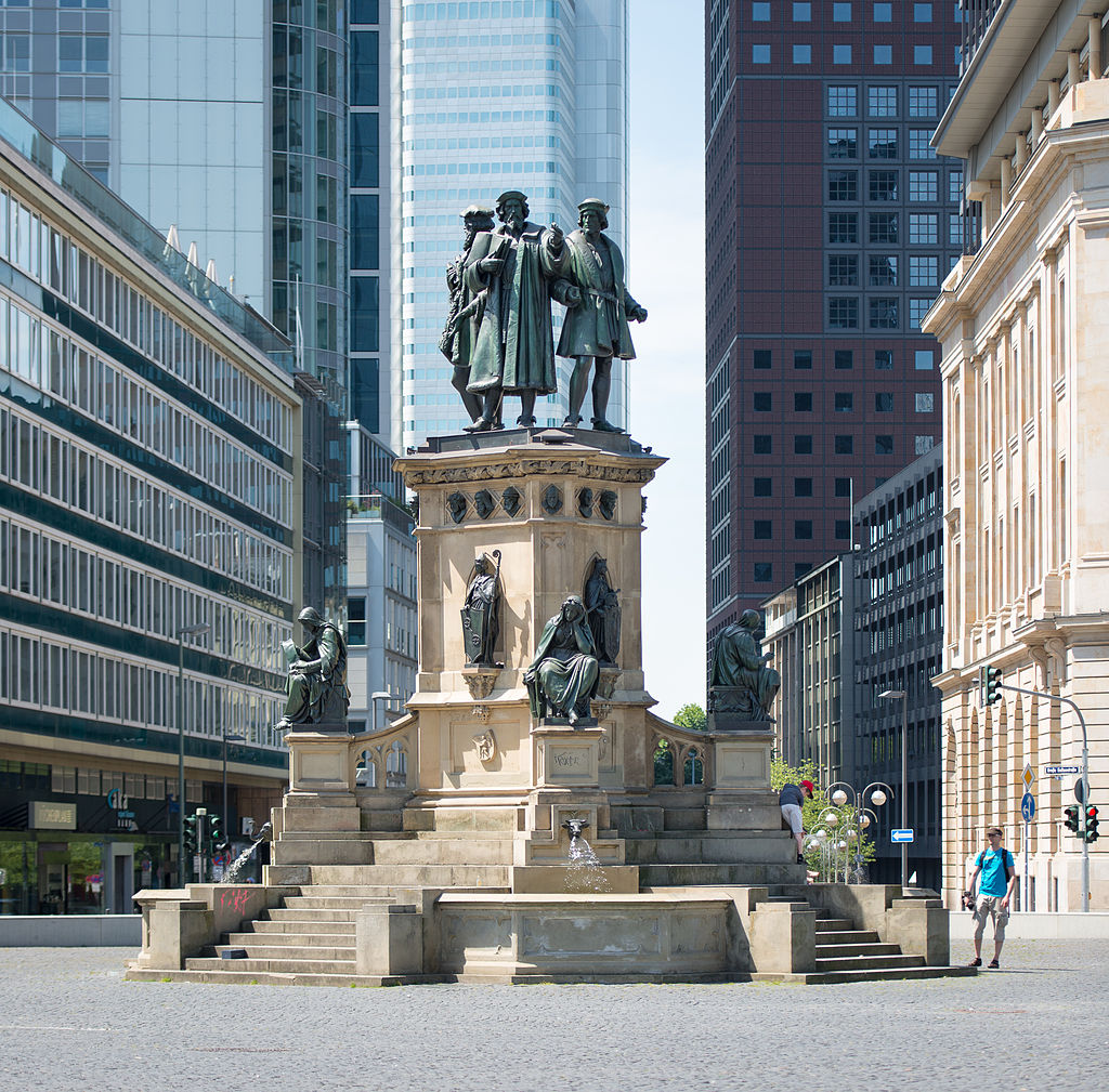 Bild Gutenberg Denkmal Frankfurt am Main