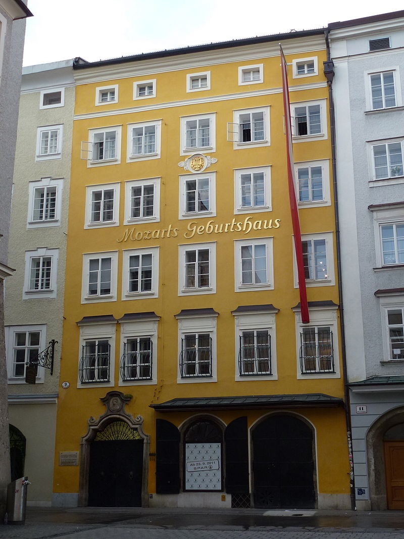 Bild Mozart Geburtshaus Salzburg