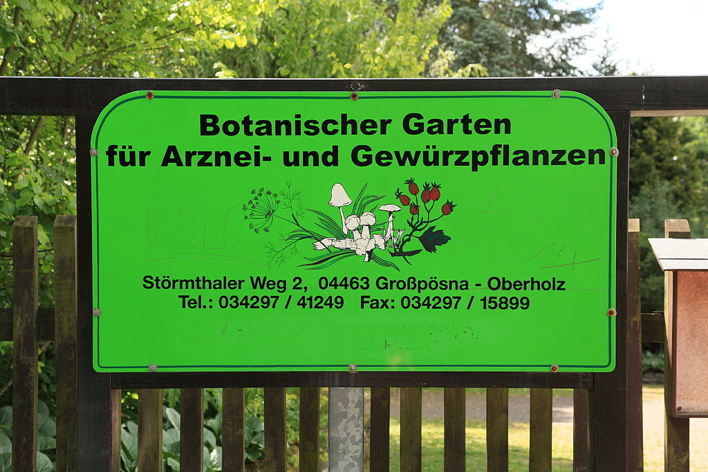 Bild Botanischer Garten für Arznei- und Gewürzpflanzen Großpösna