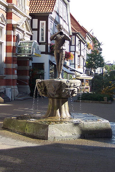 Bild Rattenfängerbrunnen Hameln
