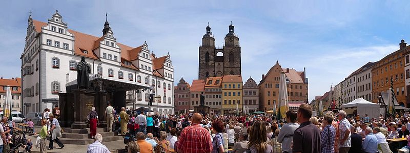 Bild Luthers Hochzeit in Wittenberg