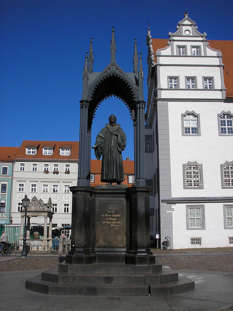 Bild Melanchthon Denkmal Wittenberg