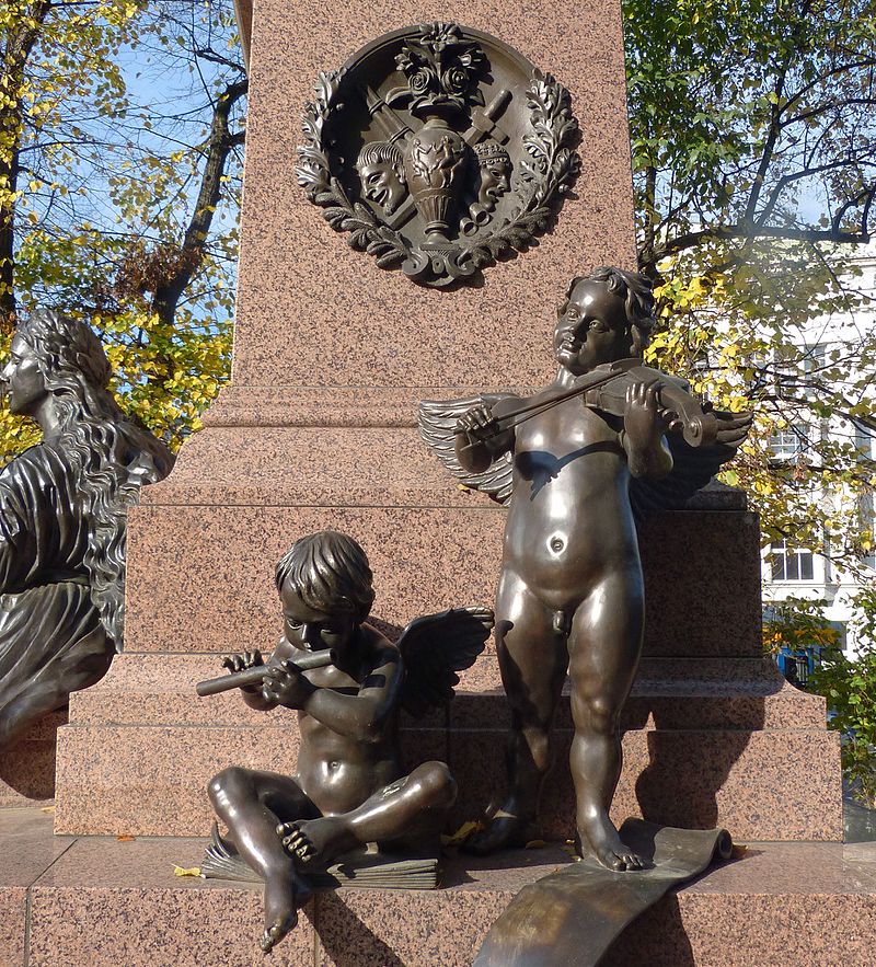 Bild Mendelssohn Denkmal an der Thomaskirche Leipzig