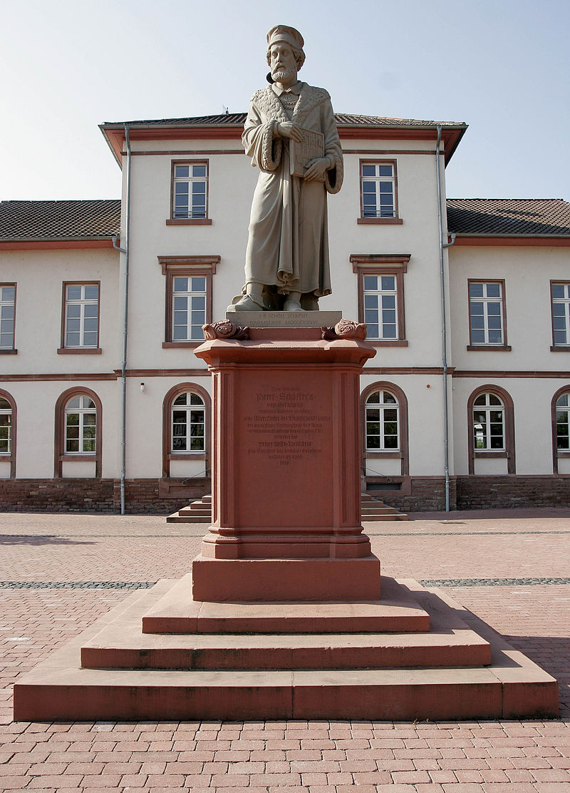 Bild Schöffer Denkmal Gernsheim