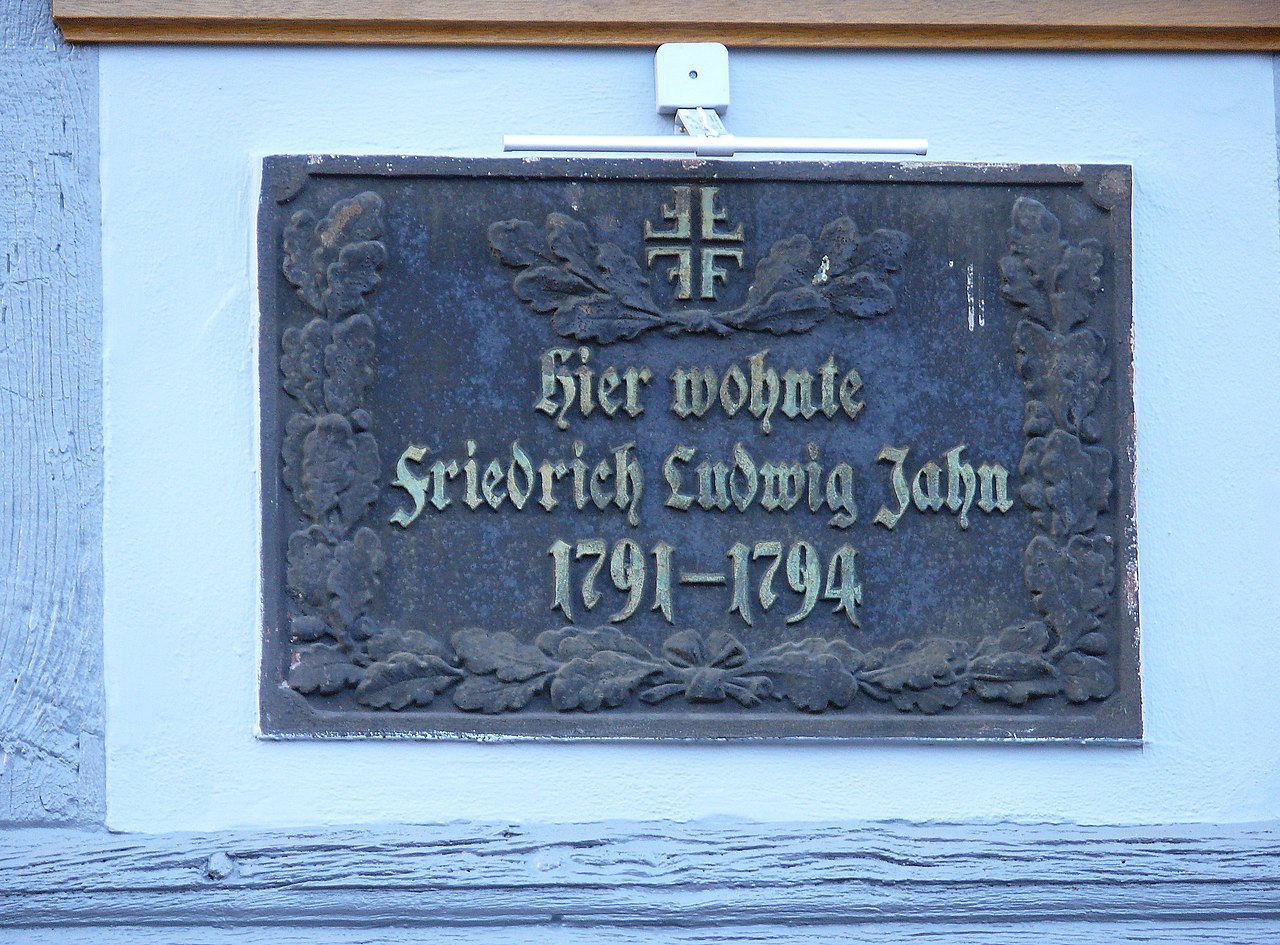 Bild Friedrich Ludwig Jahn Gedenktafel Salzwedel