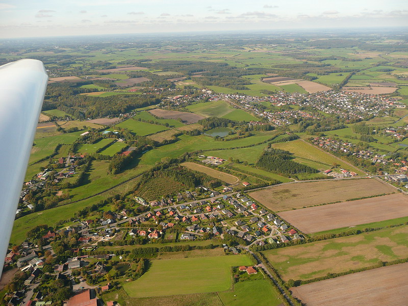 Bild Segelfliegen über Schleswig Holstein