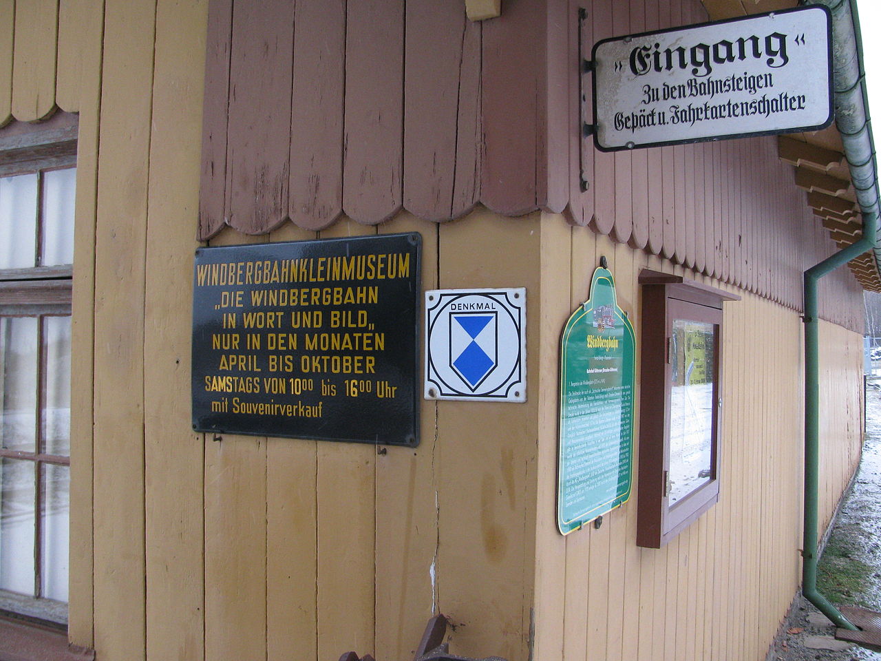 Bild Museum zur Geschichte der Windbergbahn