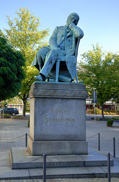 Bild Schumann Denkmal Zwickau