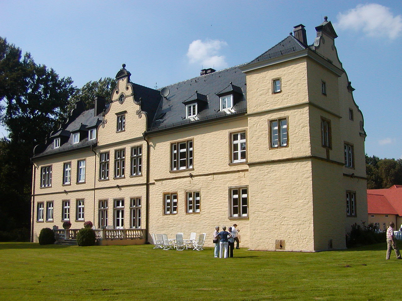 Bild Schloss Crollage Preußisch Oldendorf