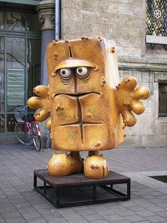 Bild Bernd das Brot Denkmal Erfurt
