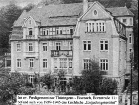 Bild Entjudungsinstitut Eisenach