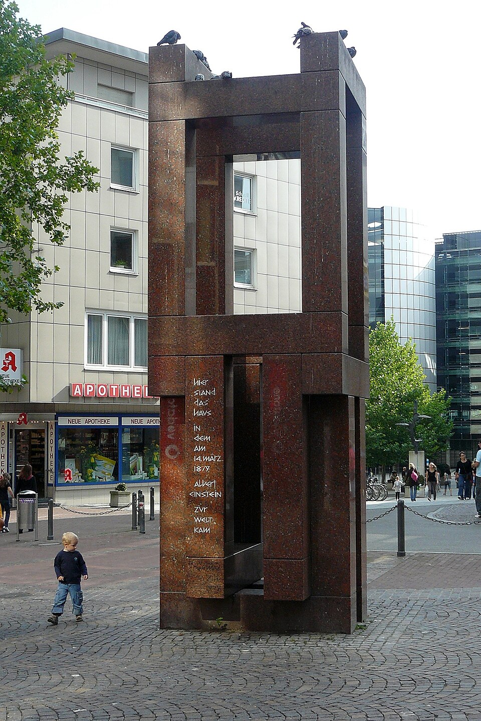 Bild Einstein Denkmal Ulm