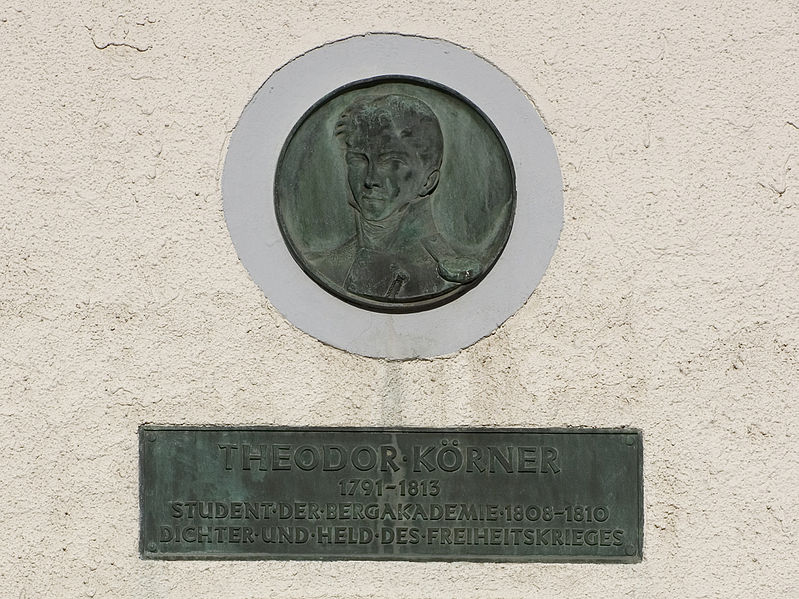 Bild Körner Gedenktafel Freiberg