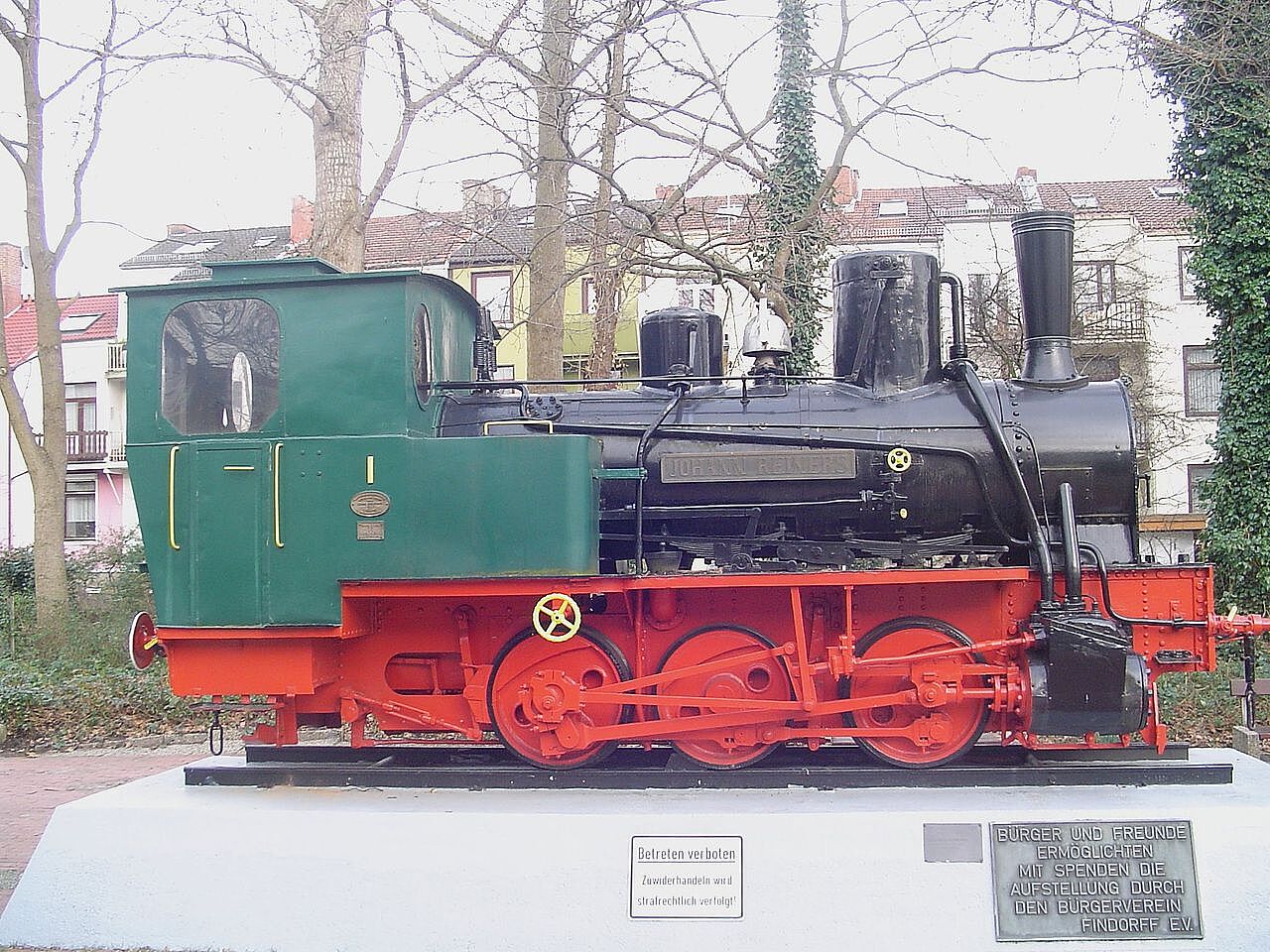 Bild Dampflok Bremen Findorff