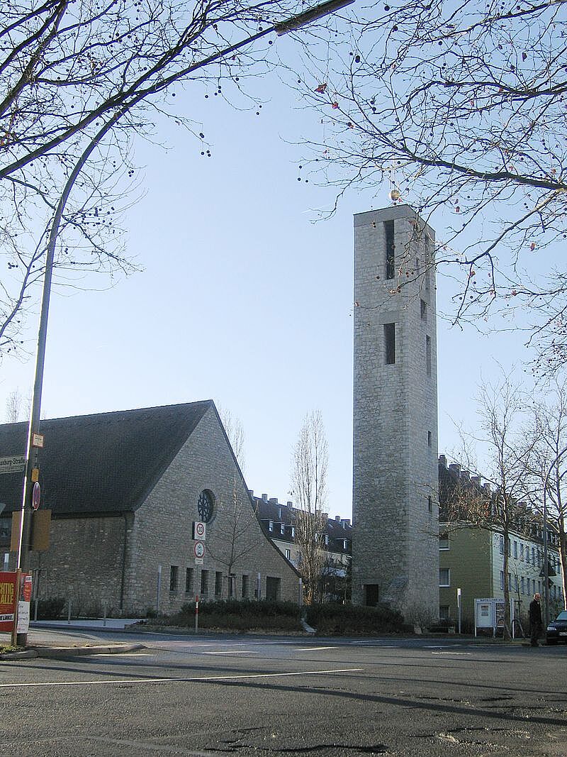 Bild Martin Luther Kirche Würzburg