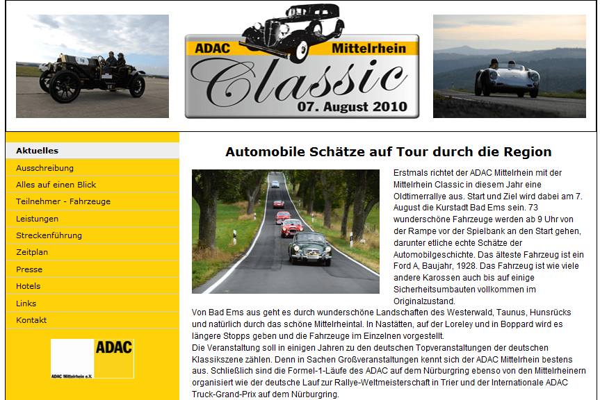 Bild ADAC Mittelrhein Classic Koblenz