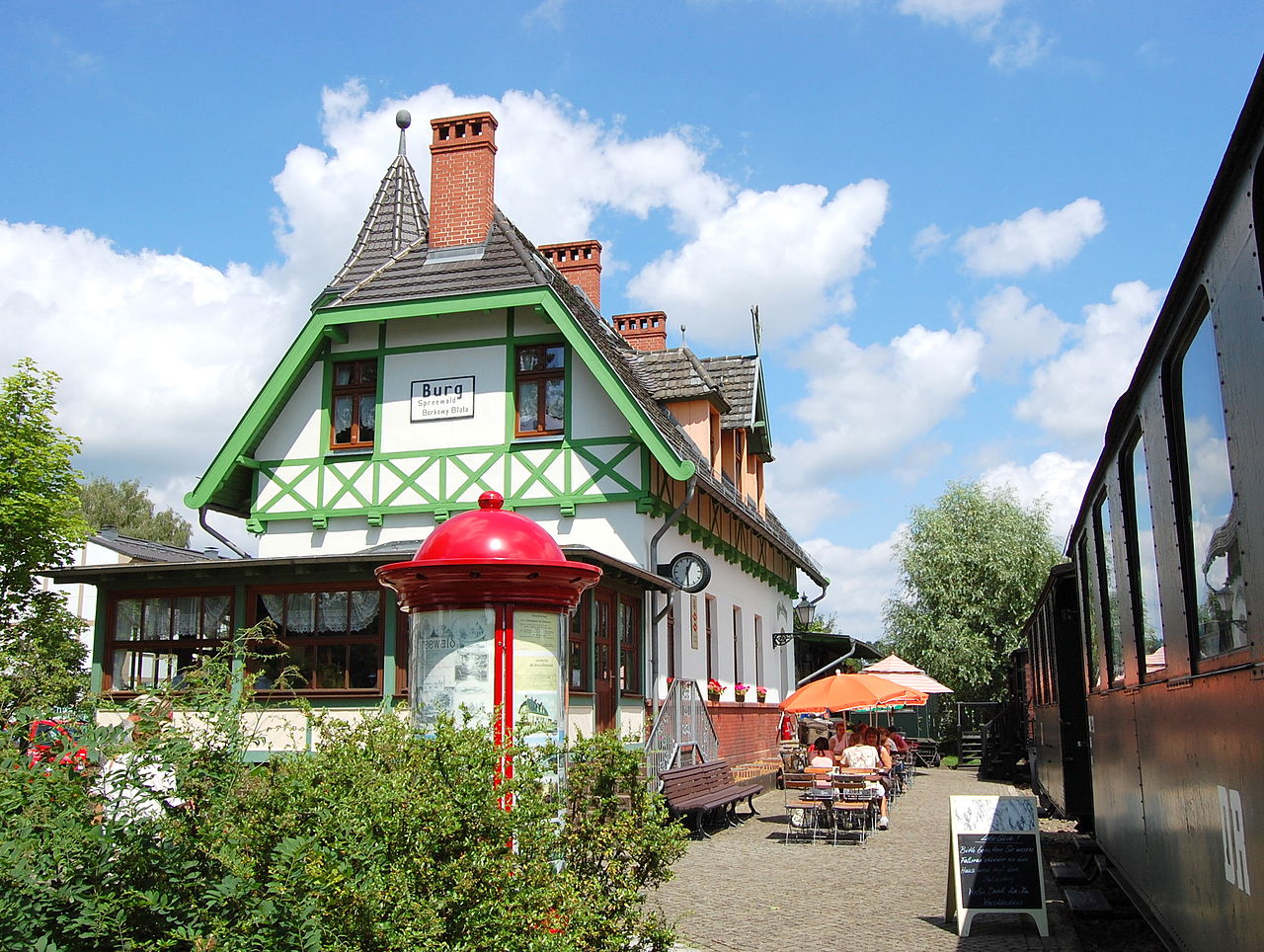 Bild Spreewaldbahnhof Burg