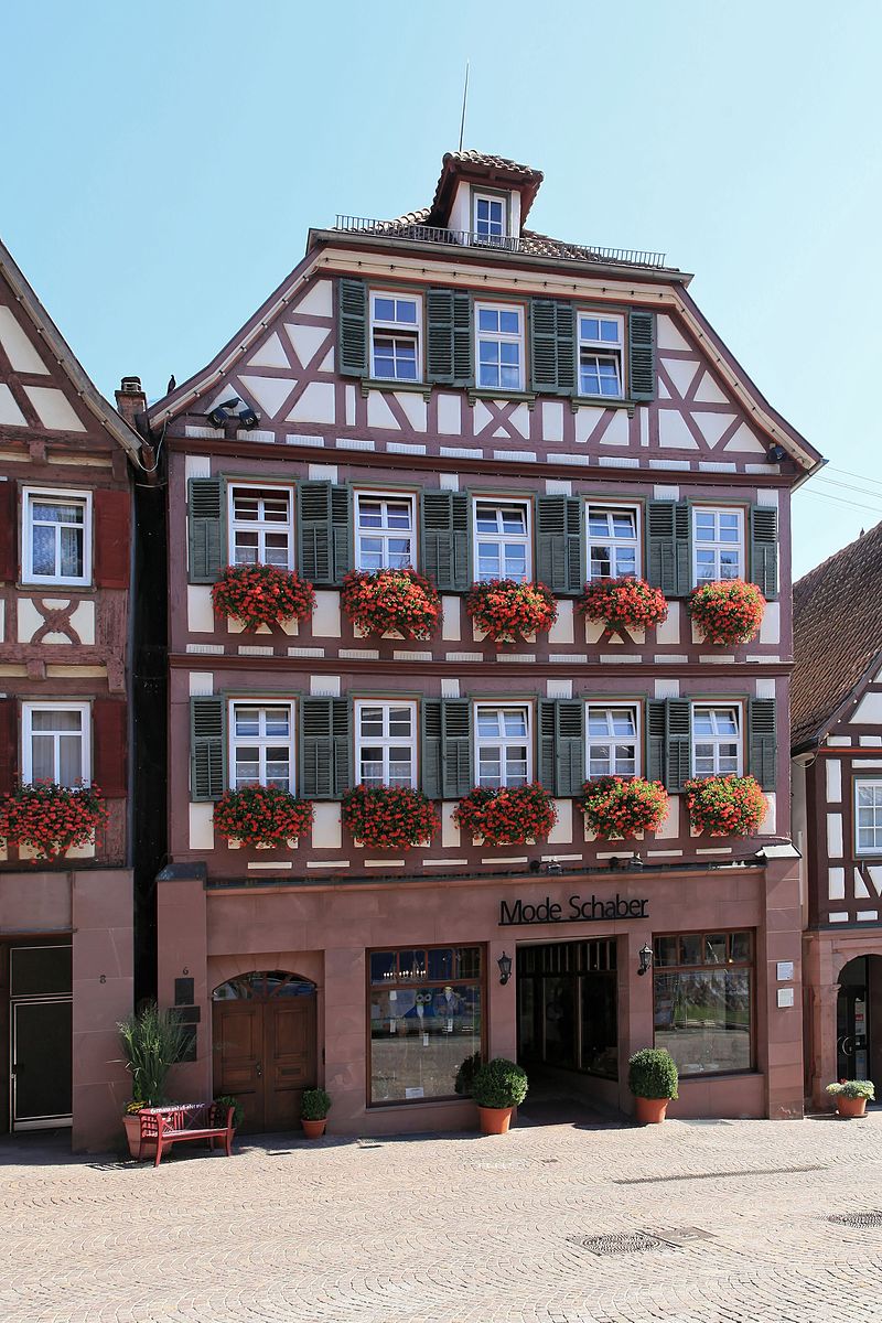 Bild Hermann Hesses Geburtshaus in Calw