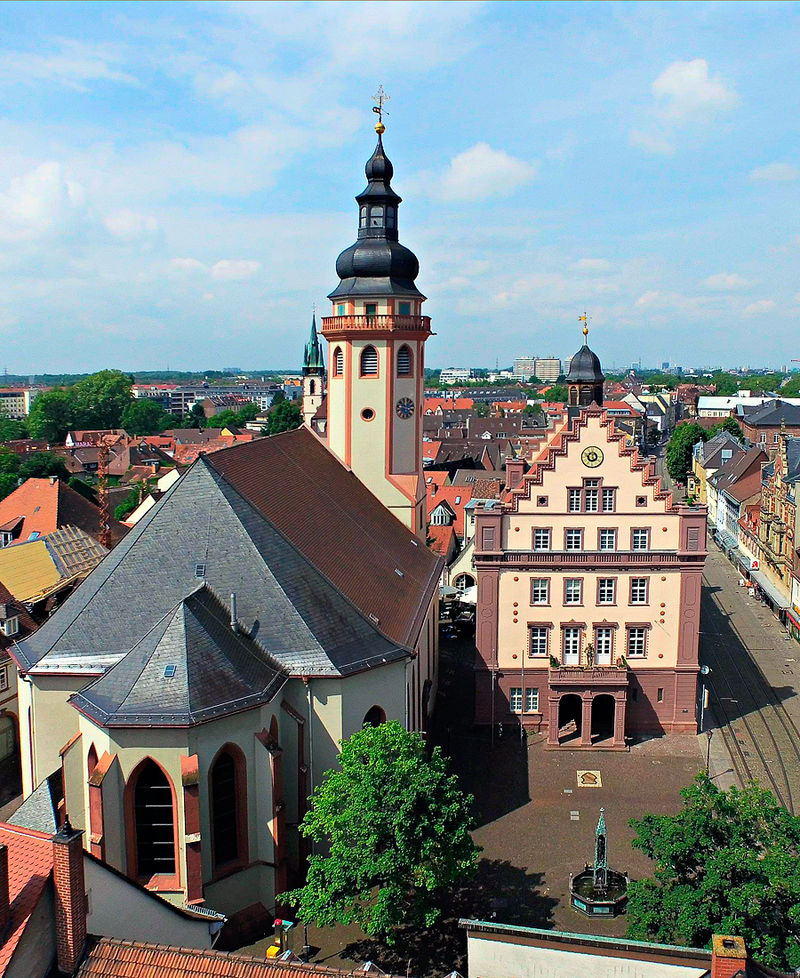Bild Stadtkirche Karlsruhe Durlach