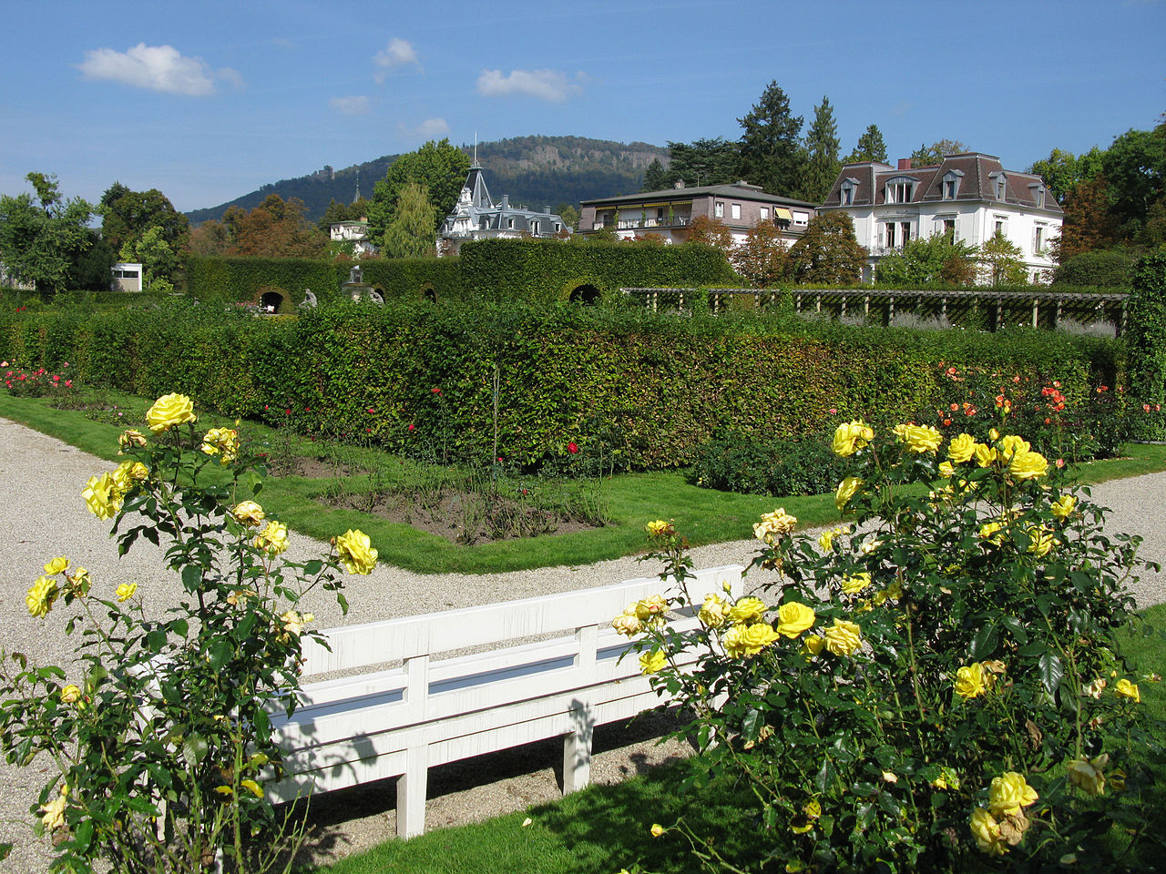 Bild Rosengarten Gönneranlage Baden Baden