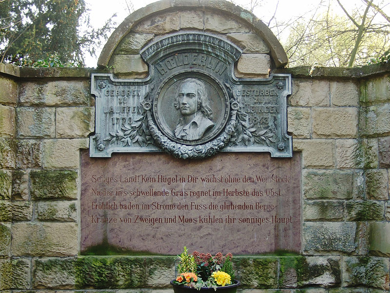 Bild Hölderlin Denkmal Lauffen