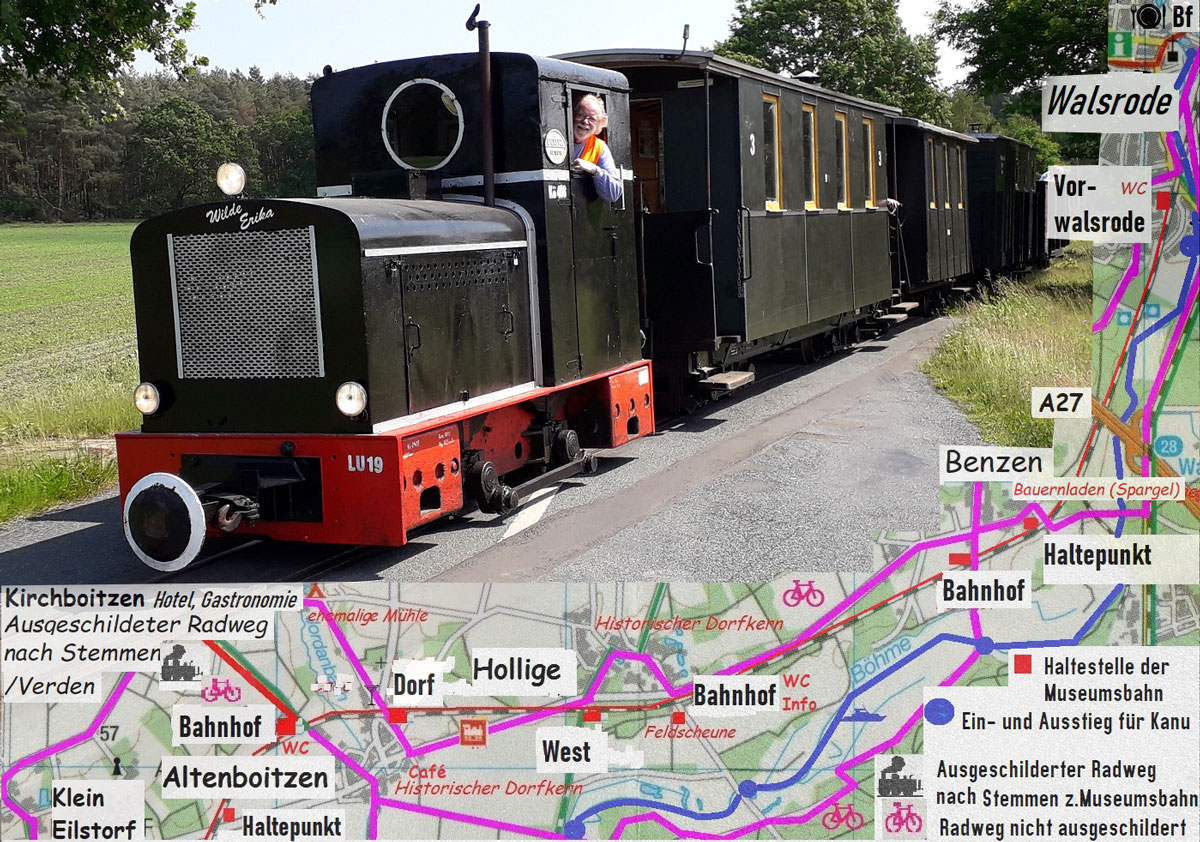 Bild Böhmetal Kleinbahn Lüneburger Heide