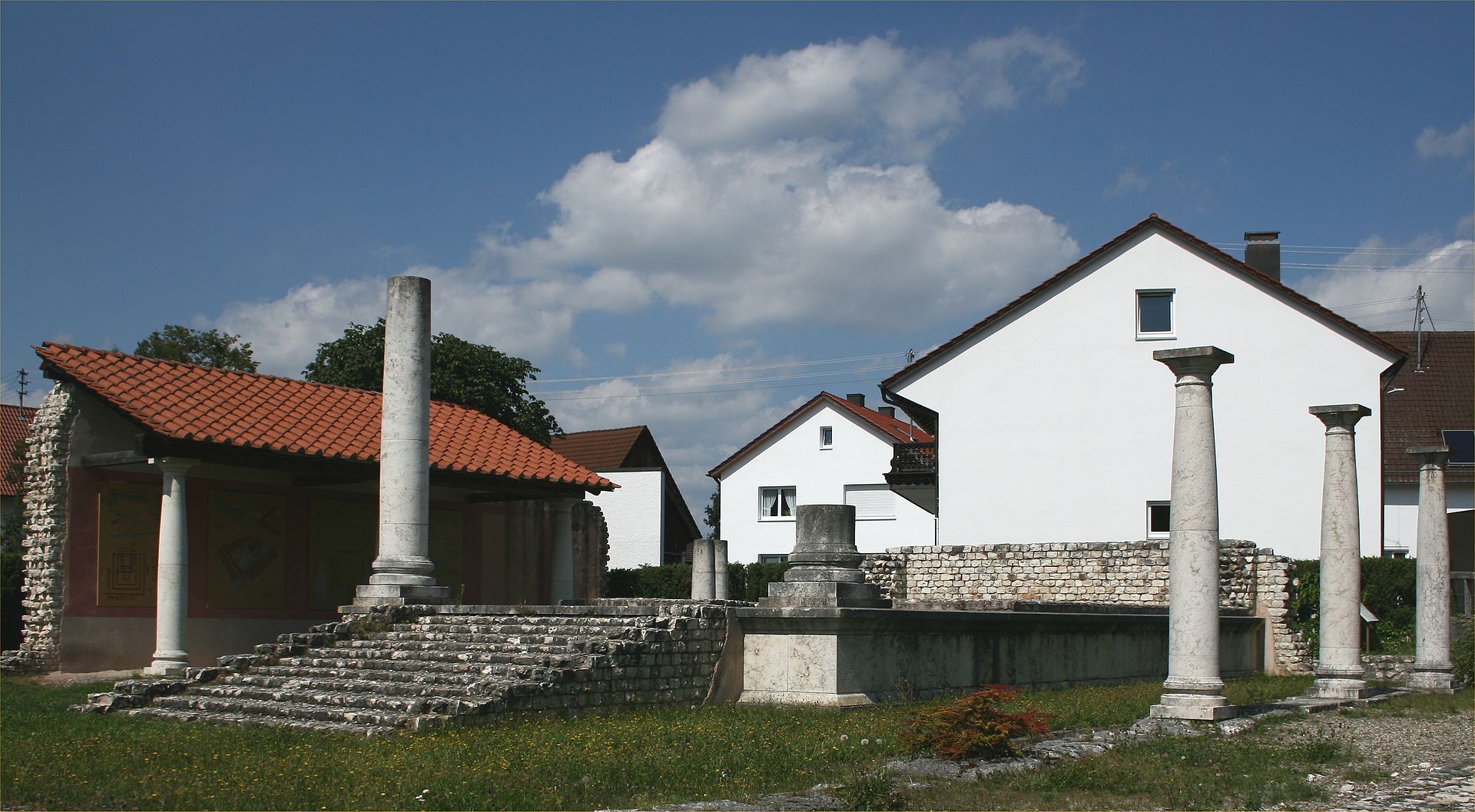 Bild Apollo Grannus Tempel Faimingen