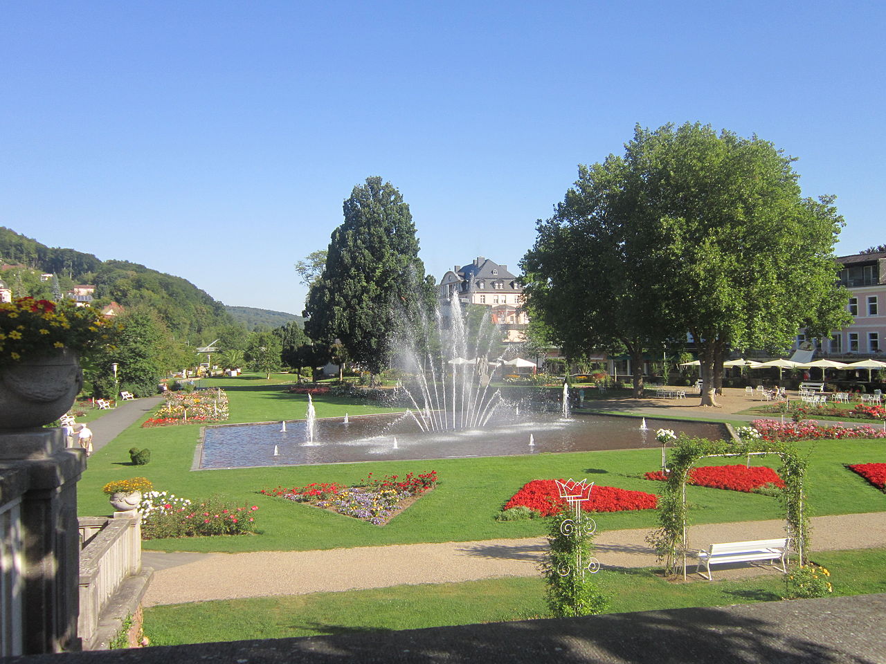 Bild Rosengarten Bad Kissingen