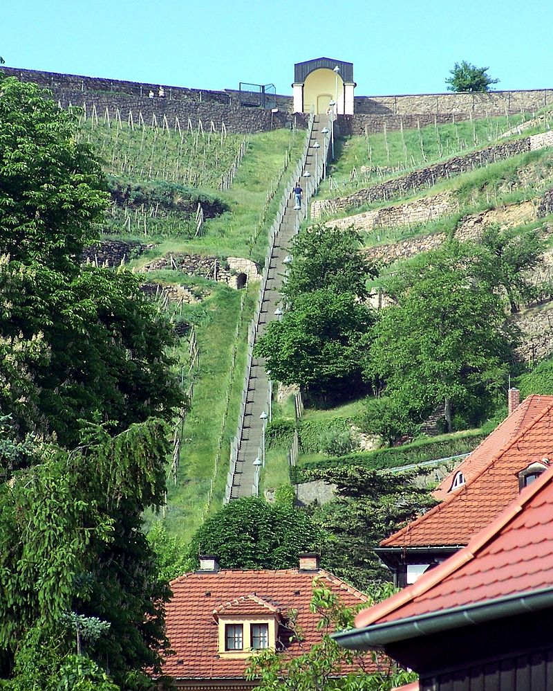 Bild Spitzhaustreppe Radebeul