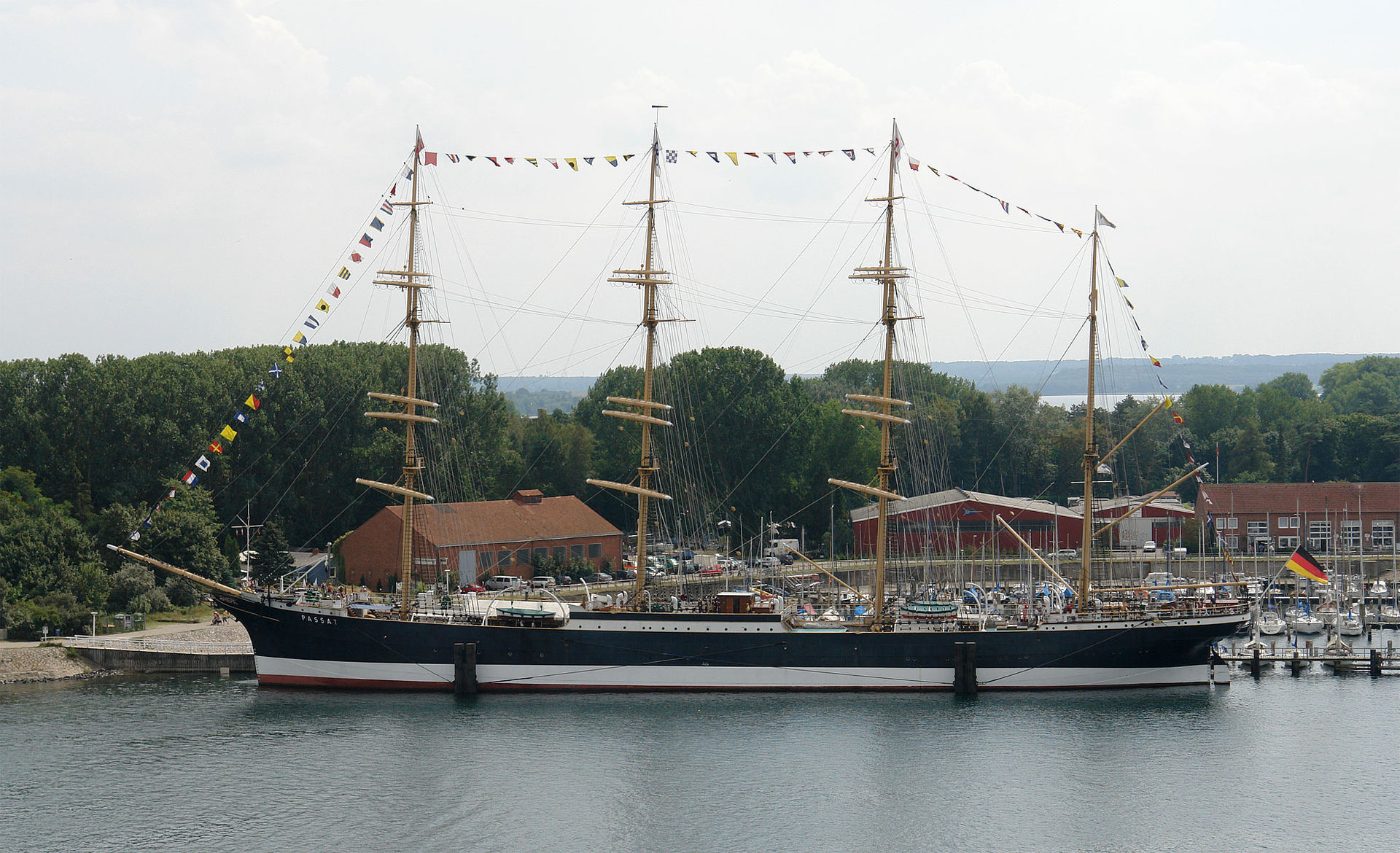 Bild Segelschiff Passat Travemünde