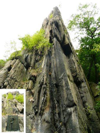 Bild Goethefelsen im Bodetal