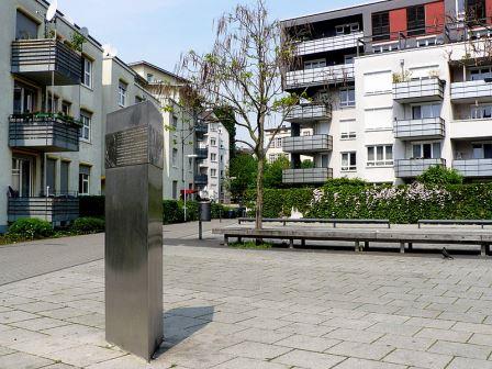 Bild Paul Arnsberg Gedenkstele Frankfurt am Main