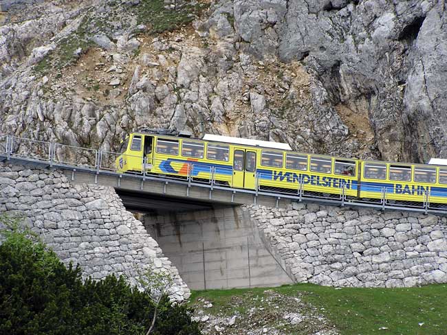 Bild Wendelsteinbahn Zahnradbahn Brannenburg