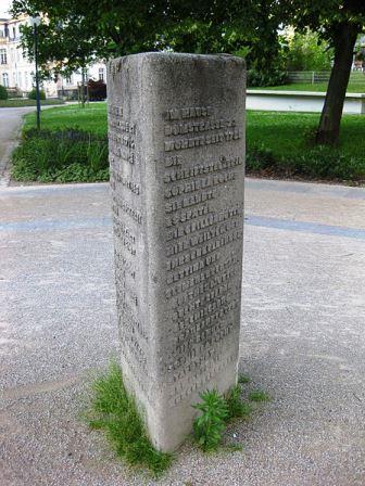 Bild Sophie von La Roche Stele Offenbach am Main