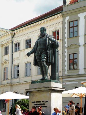 Bild Fugger Denkmal Augsburg